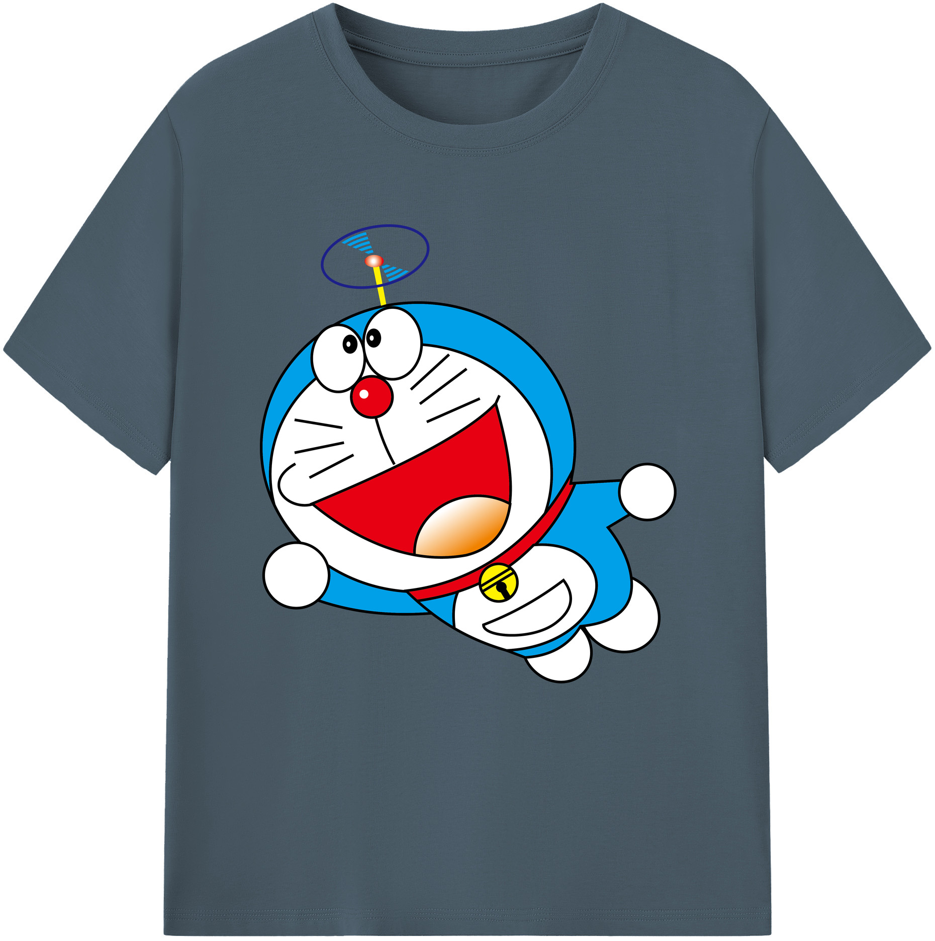 （画像用） ドラえもん Doraemon 綿100％半袖Tシャツ（フロントプリント）